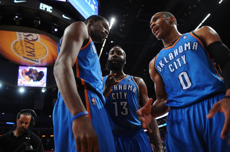 雷霆三少得分全部進入歷史前20！他們是NBA歷史最大的如果嗎？